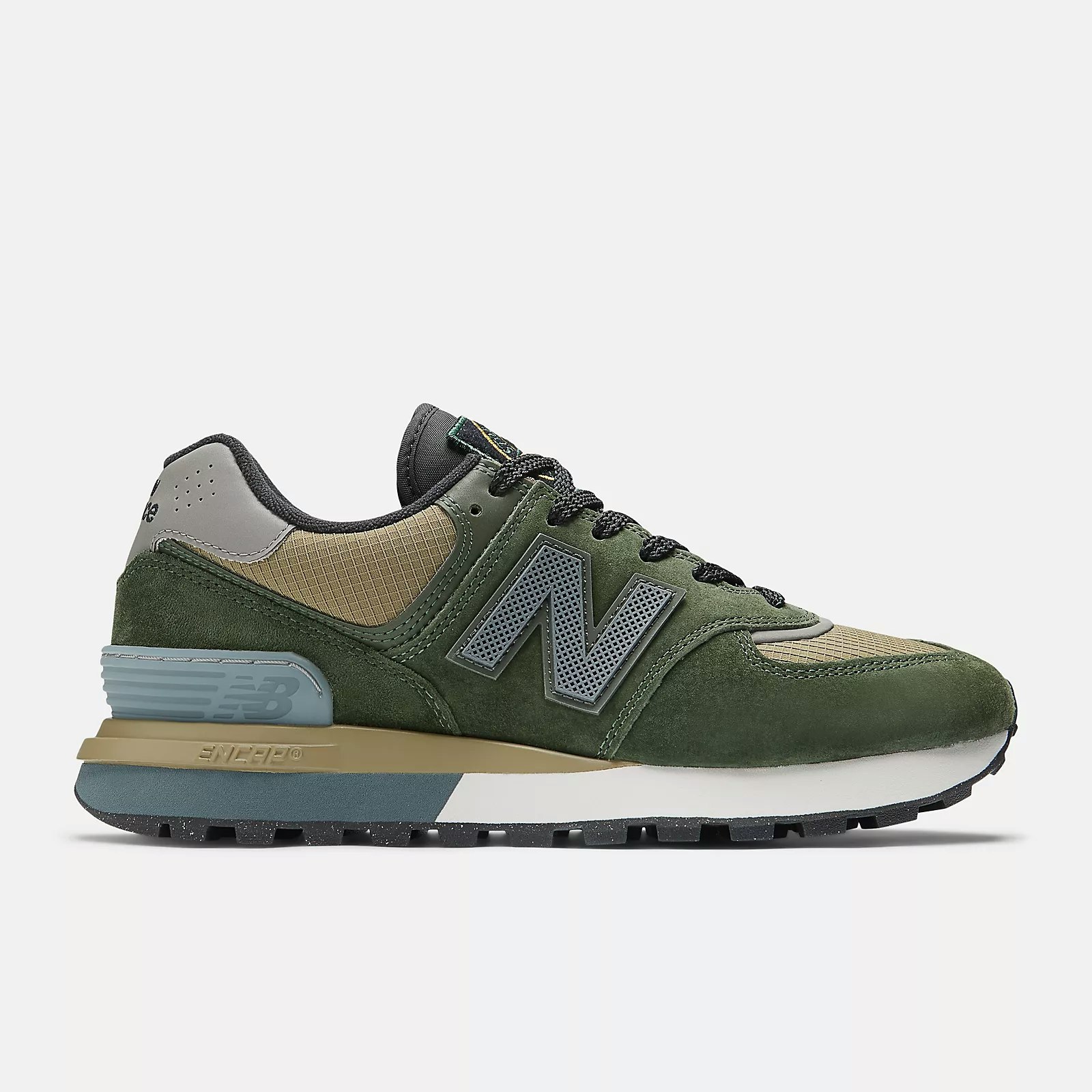 Stone Island x New Balance 574 Legacy "Dark Green"