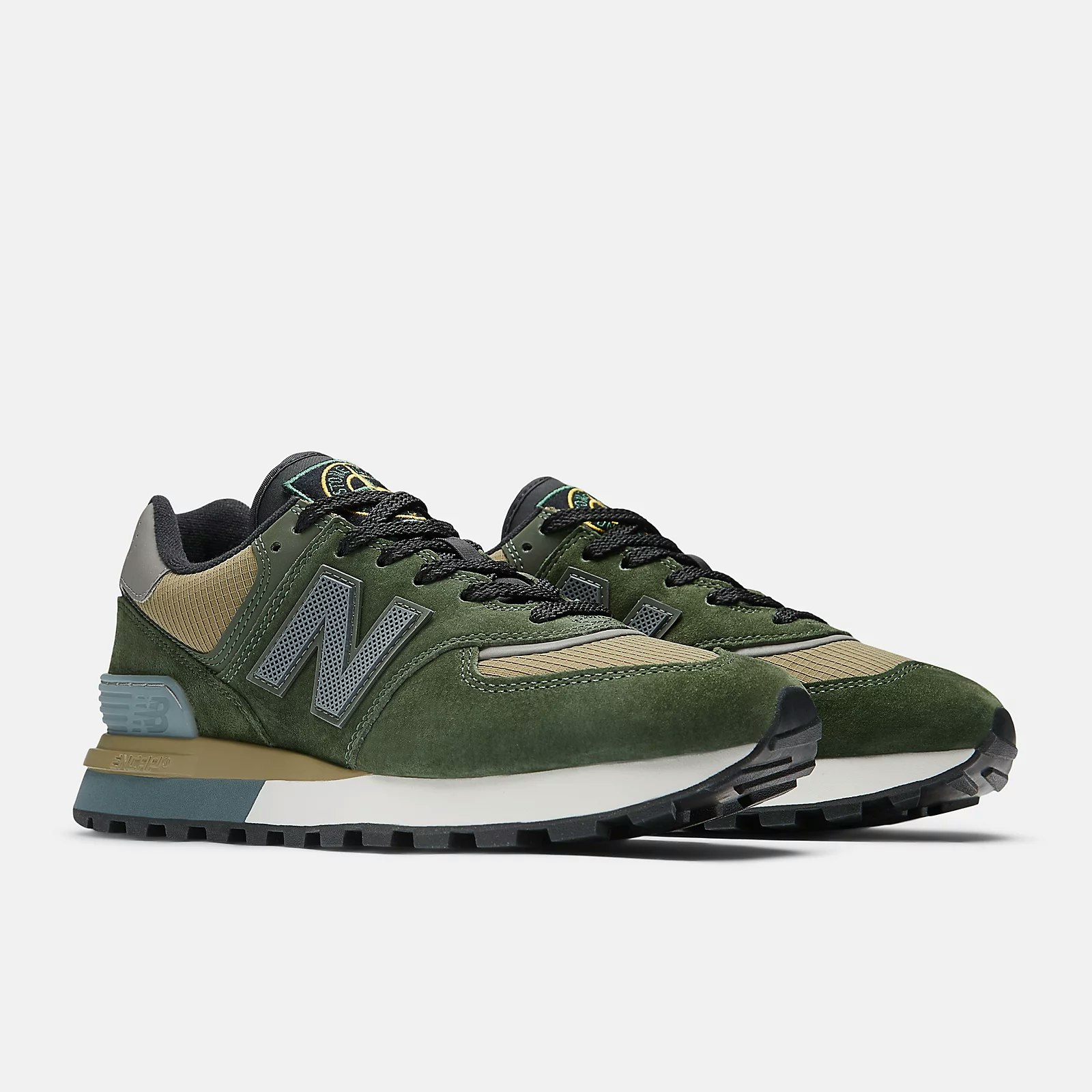 Stone Island x New Balance 574 Legacy "Dark Green"