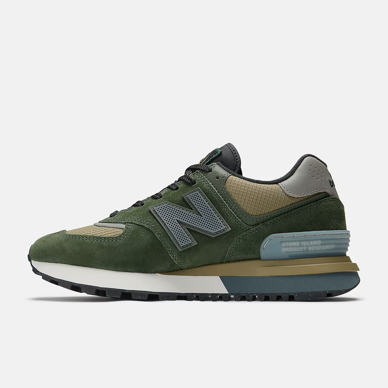 Stone Island x New Balance 574 Legacy "Dark Green"