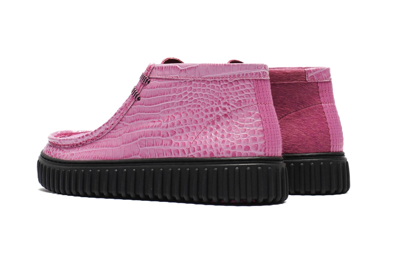 Bisous x Clarks Originals Torhill Hi "Pink"