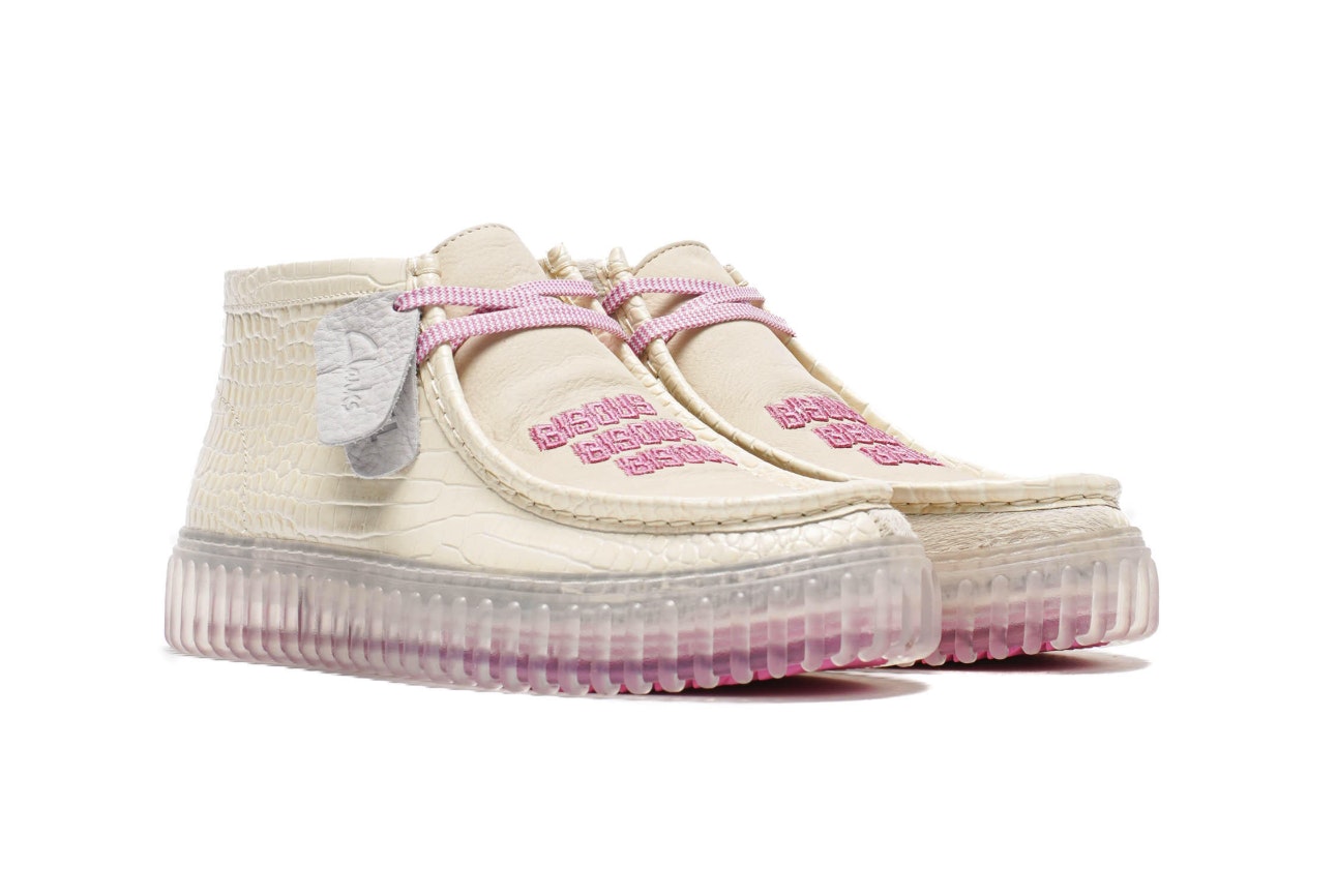 Bisous x Clarks Originals Torhill Hi "Off White"