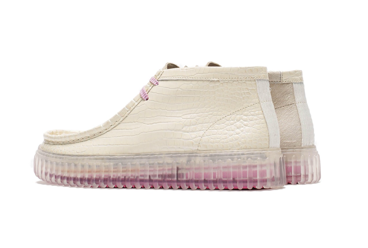 Bisous x Clarks Originals Torhill Hi "Off White"