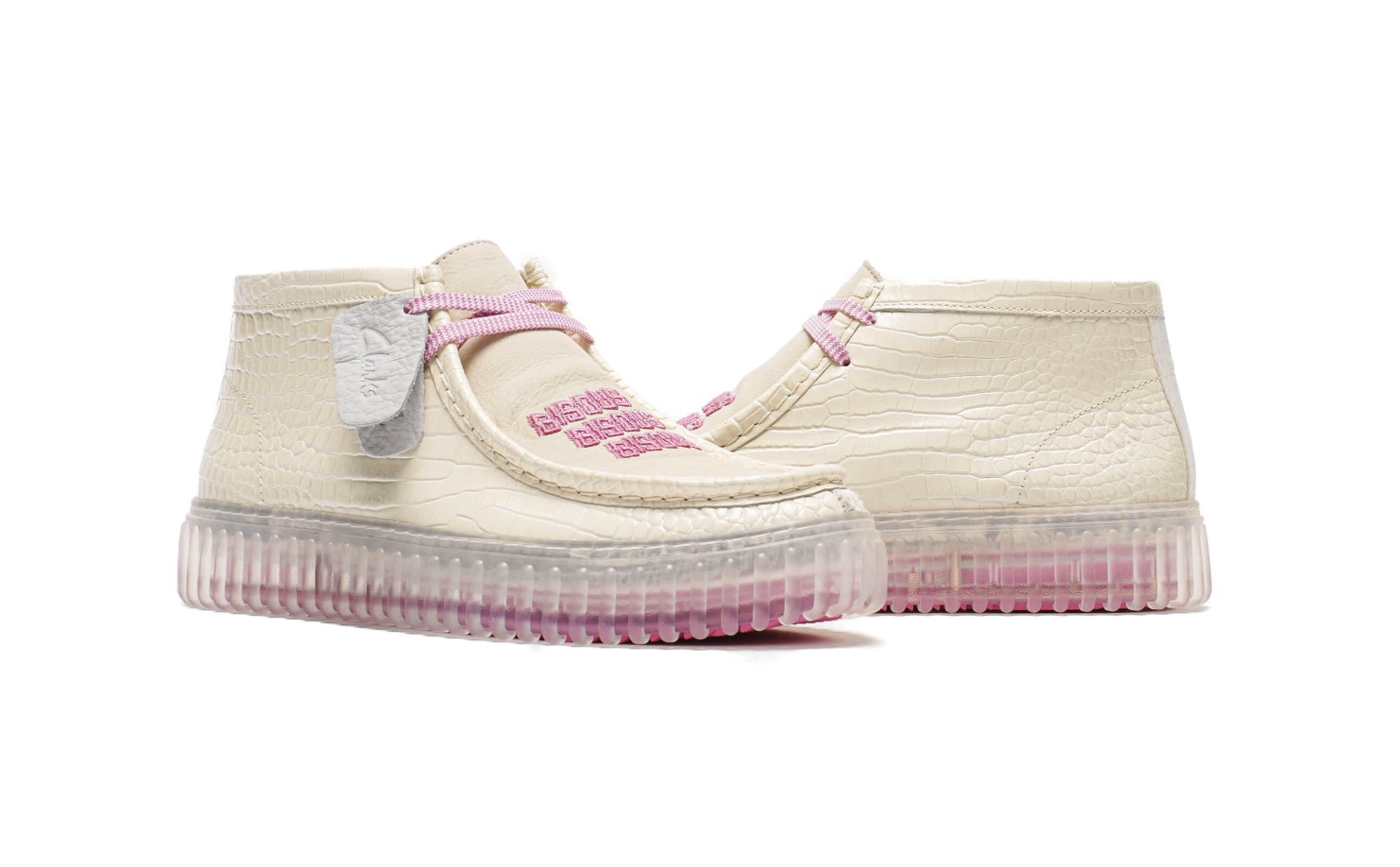 Bisous x Clarks Originals Torhill Hi "Off White"