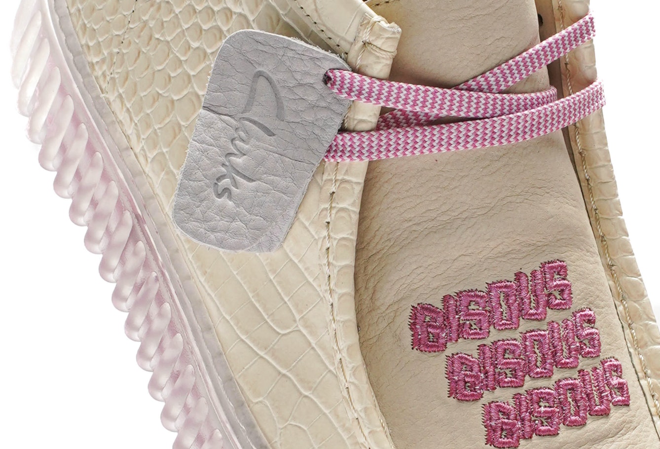 Bisous x Clarks Originals Torhill Hi "Off White"
