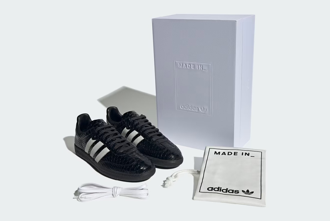 adidas Samba OG "Made in Italy" (Black Croc)