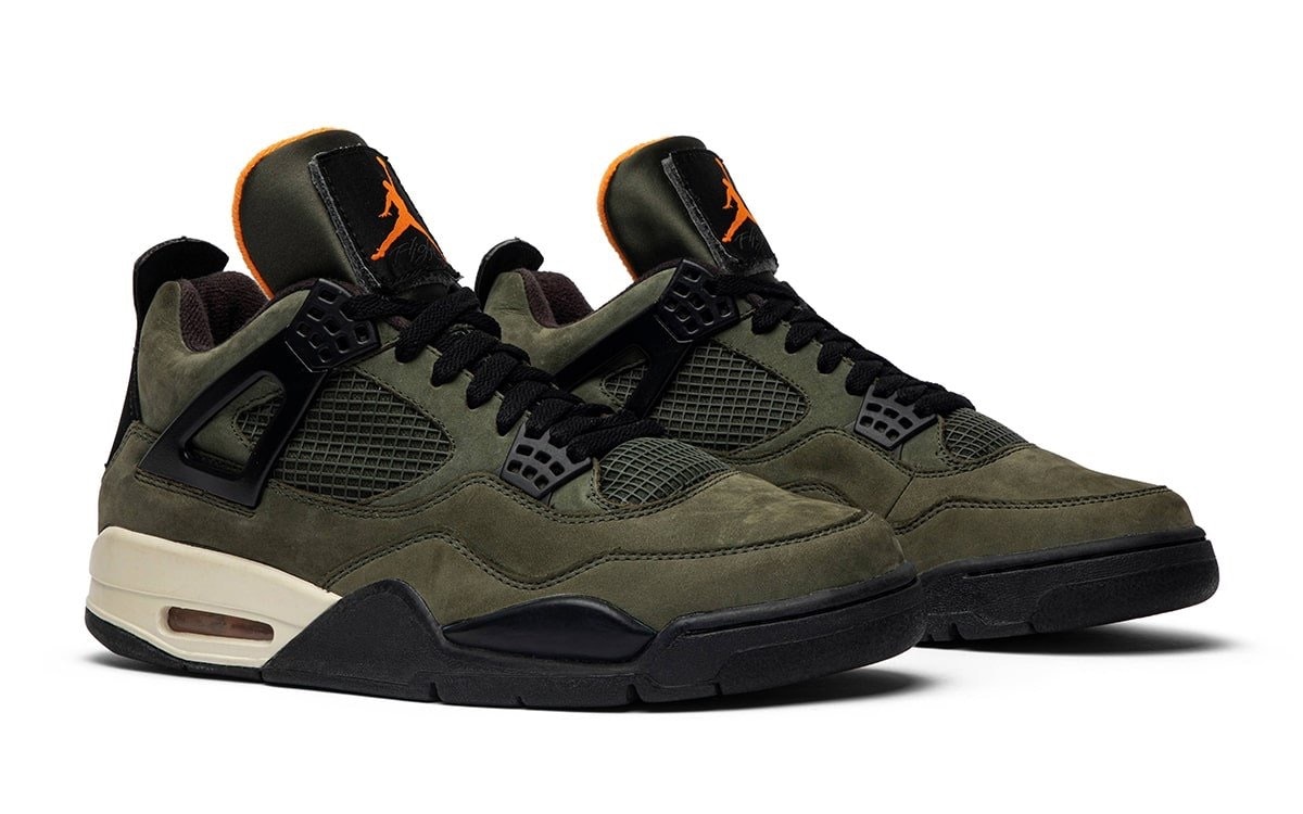 Undefeated x Air Jordan 4 "Olive Aura"