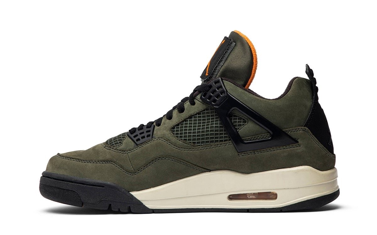 Undefeated x Air Jordan 4 "Olive Aura"