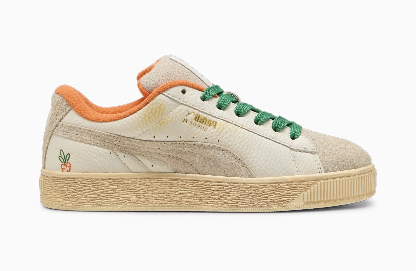 Carrots x Puma Suede XL "Warm White"
