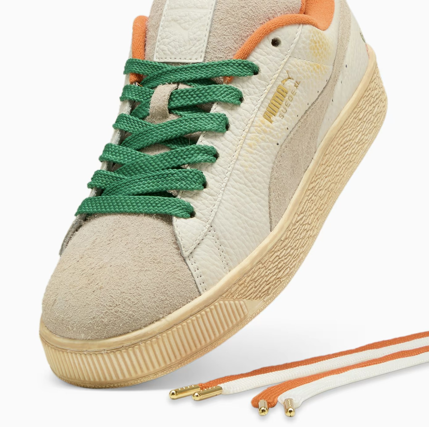 Carrots x Puma Suede XL "Warm White"