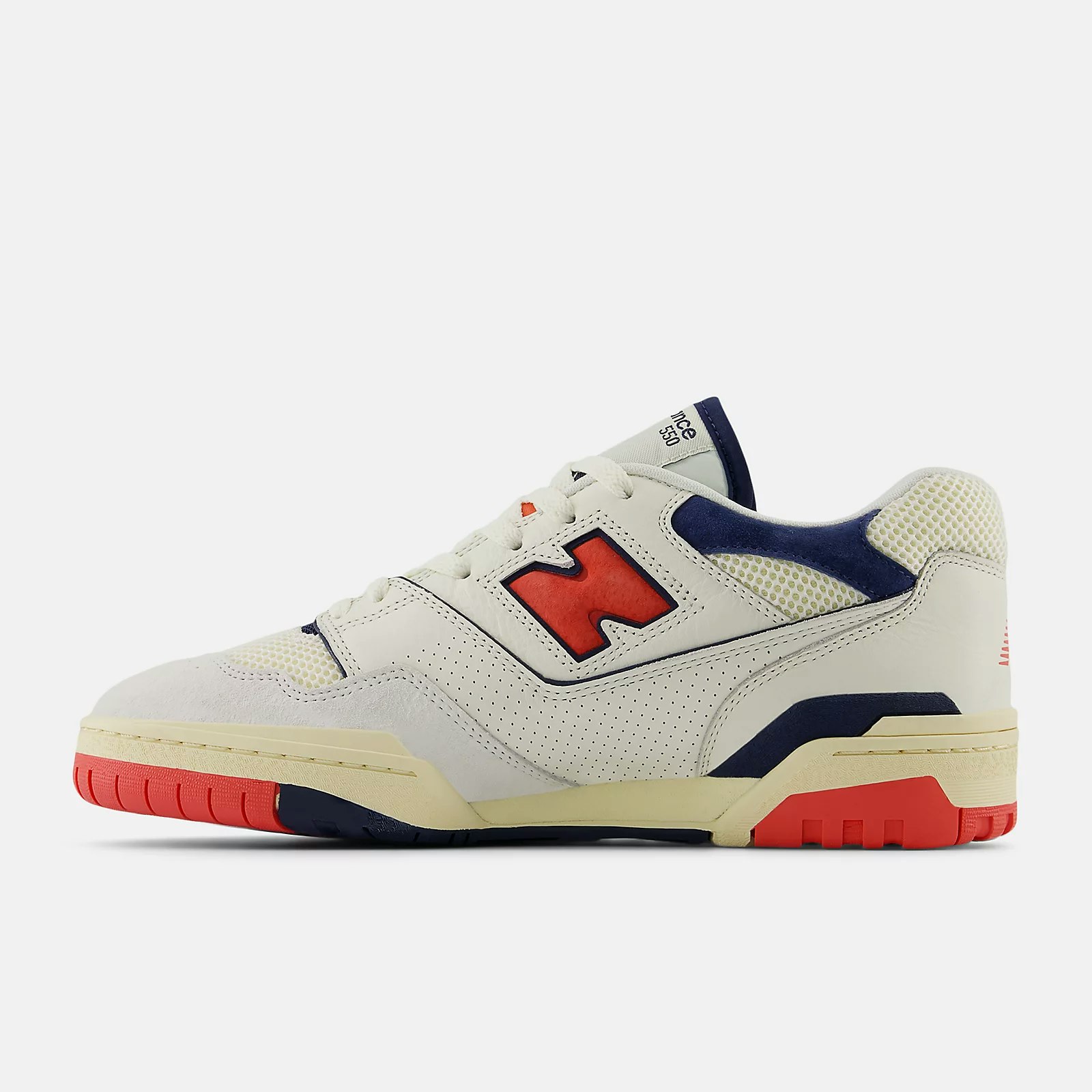 New Balance 550 "Sea Salt" (Blast Red)