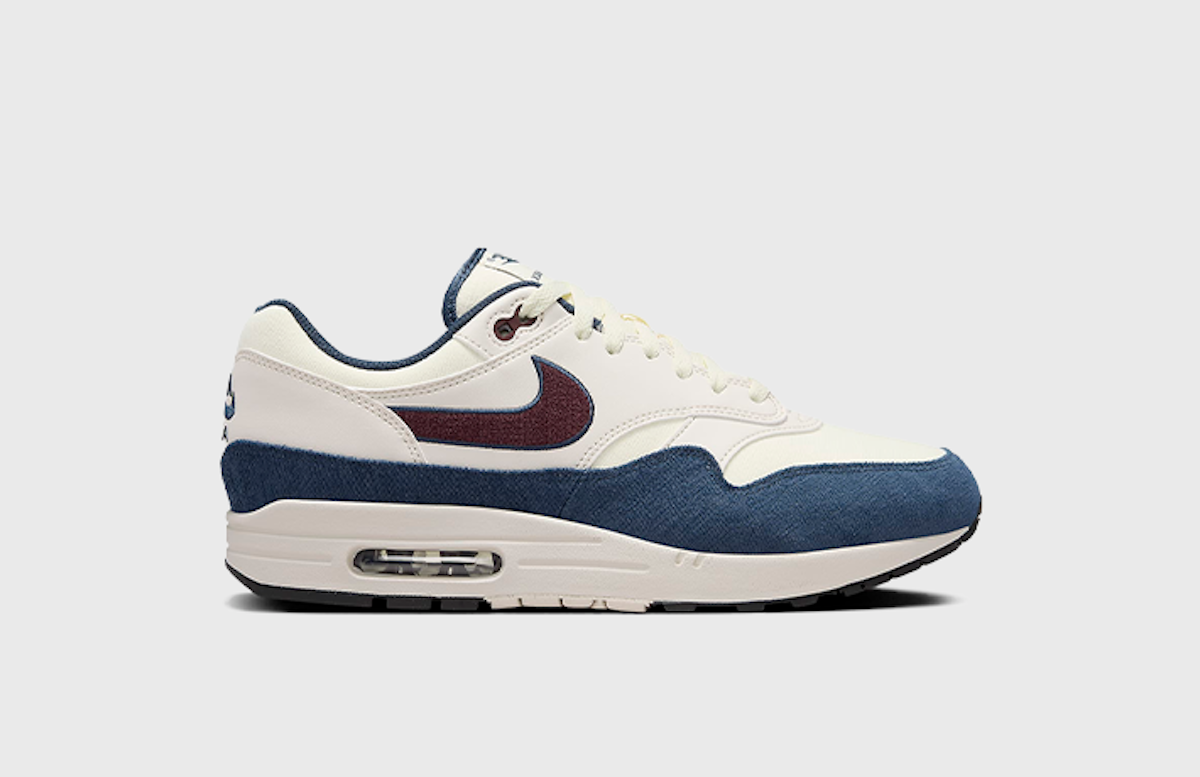 Nike air max 1 white navy hotsell
