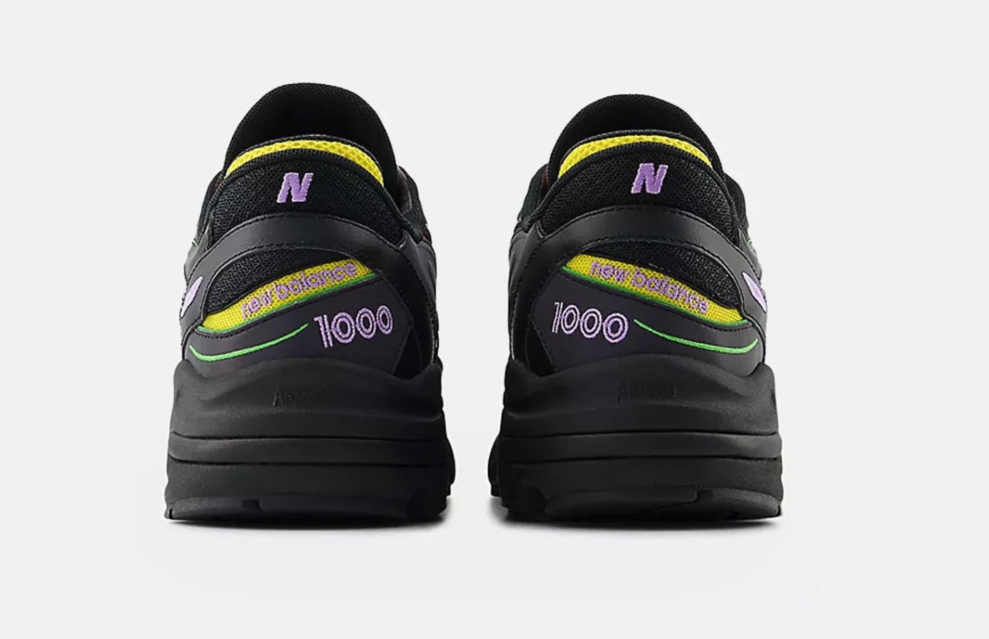 New balance black rainbow hotsell