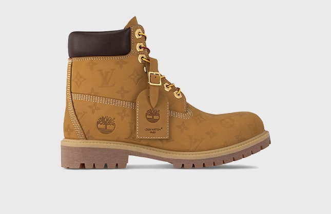 Louis Vuitton x Timberland 6" Premium Waterproof Boot "Monogram Wheat"