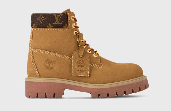 Louis Vuitton x Timberland 6" Premium Waterproof Boot "Wheat"