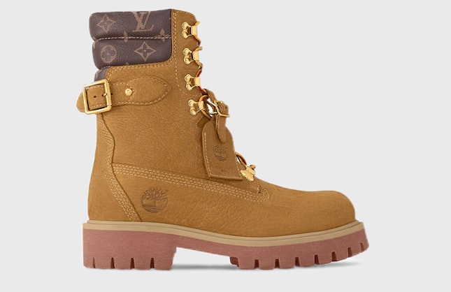 Louis Vuitton x Timberland Mid Boot "Wheat"