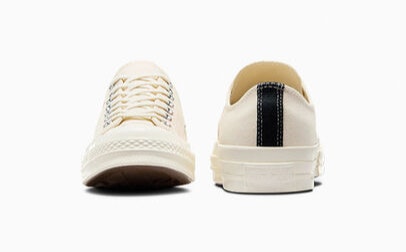 Comme des Garçons x Converse Chuck 70 Low "Single Heart" (Cream)