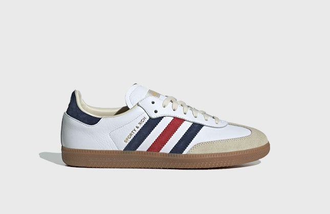 Sporty & Rich x adidas Samba OG "Olympic White"