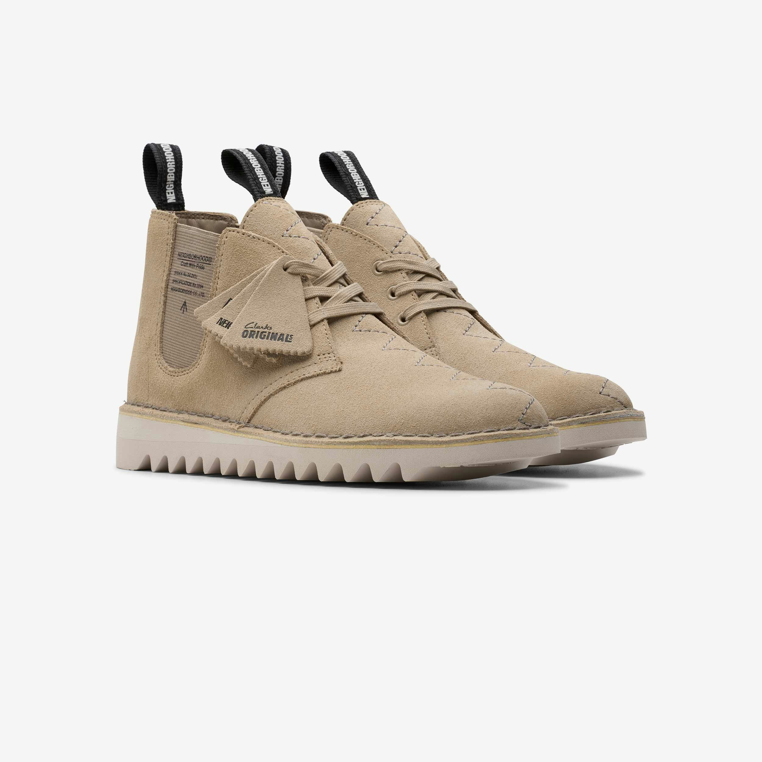 Neighborhood x Clarks Desert Boot "Beige"