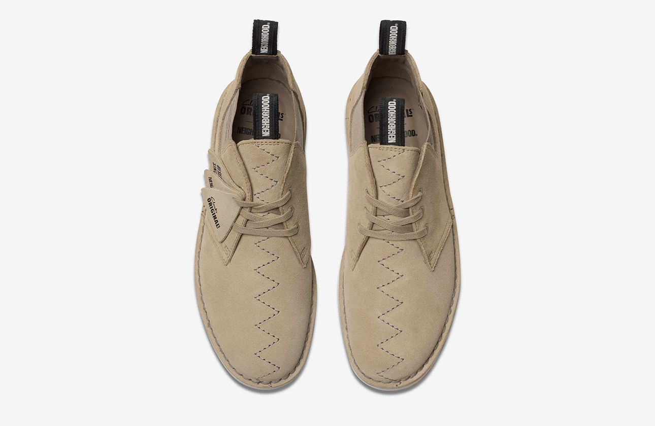 Neighborhood x Clarks Desert Boot "Beige"
