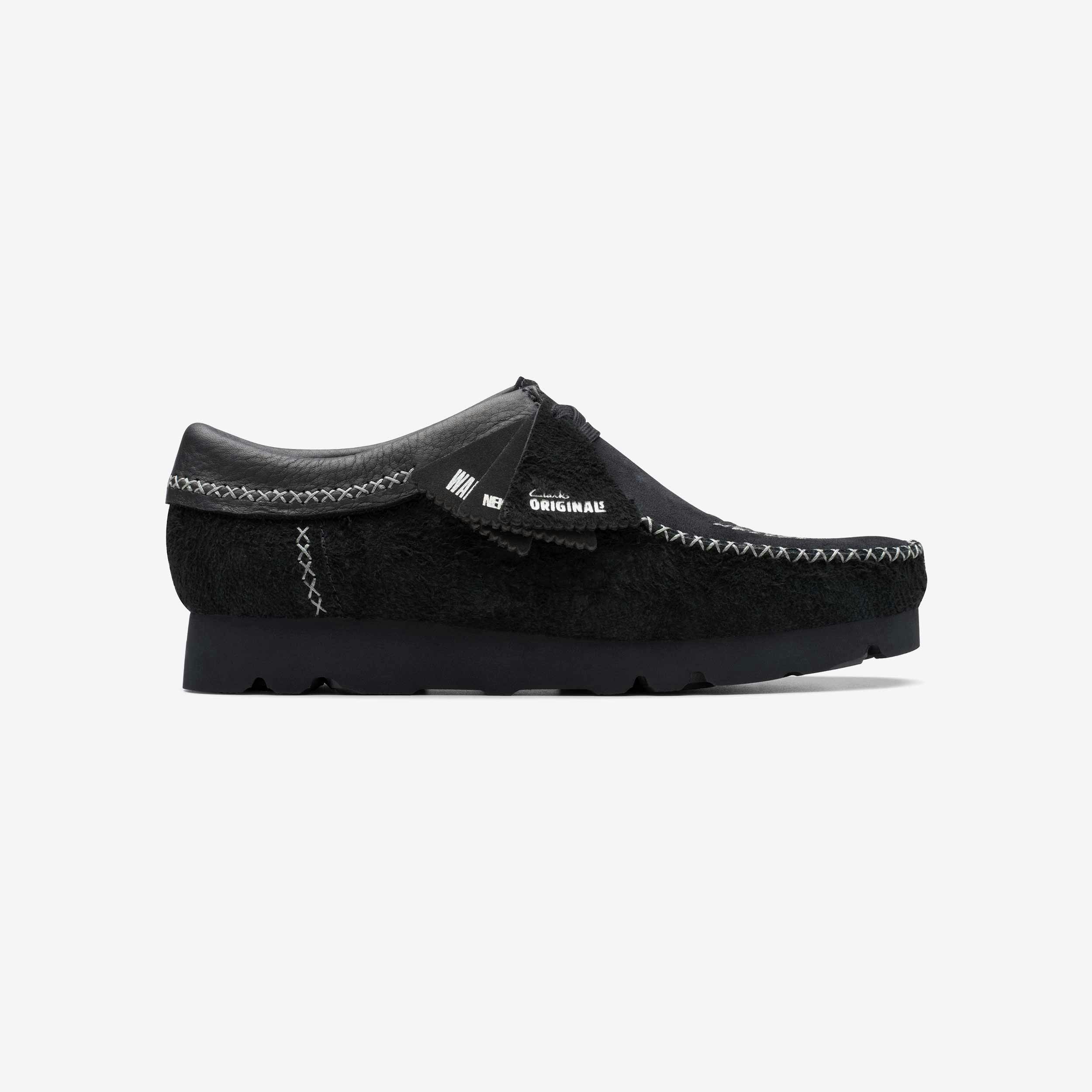 Neighborhood x Clarks Wallabee "Black"