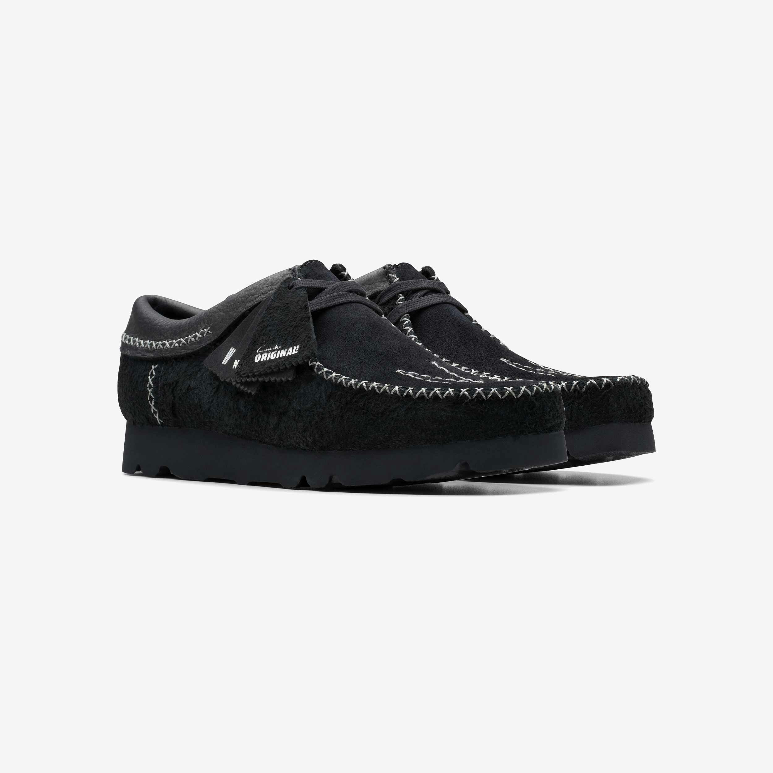 Neighborhood x Clarks Wallabee "Black"