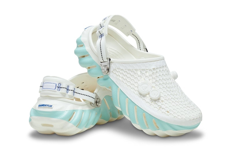 KANGHYUK x Crocs Echo Clog "White/Turquoise"