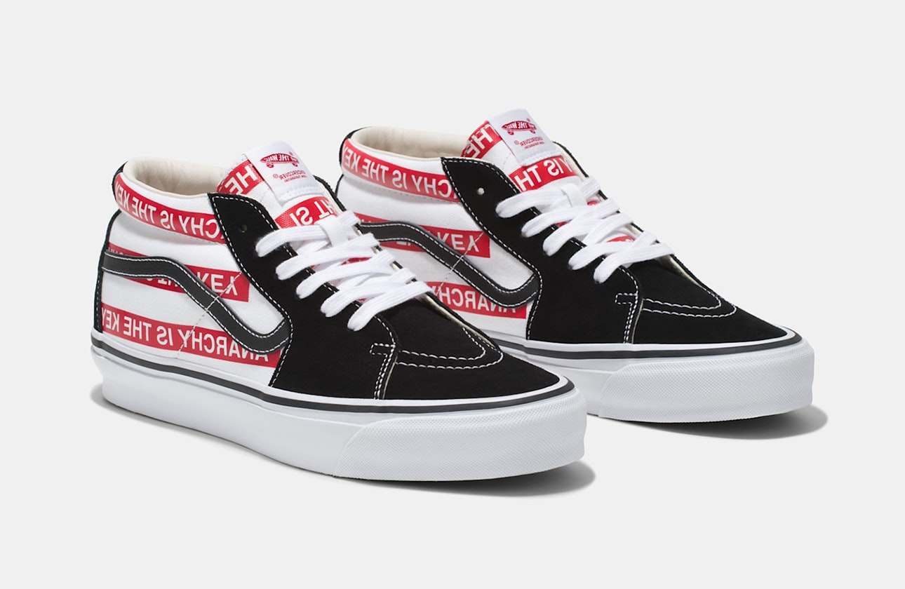 Undercover x Vans SK8-Mid "Anarchy is the Key" (Red)
