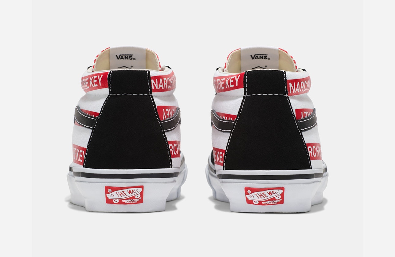 Undercover x Vans SK8-Mid "Anarchy is the Key" (Red)