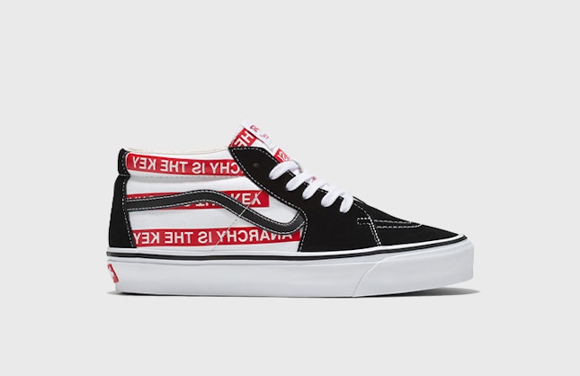 Undercover x Vans SK8-Mid "Anarchy is the Key" (Red)