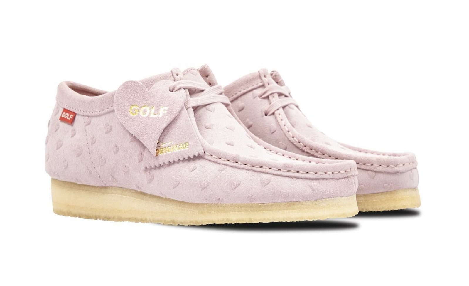 Golf Wang x Clarks Wallabee Originals "Pink"