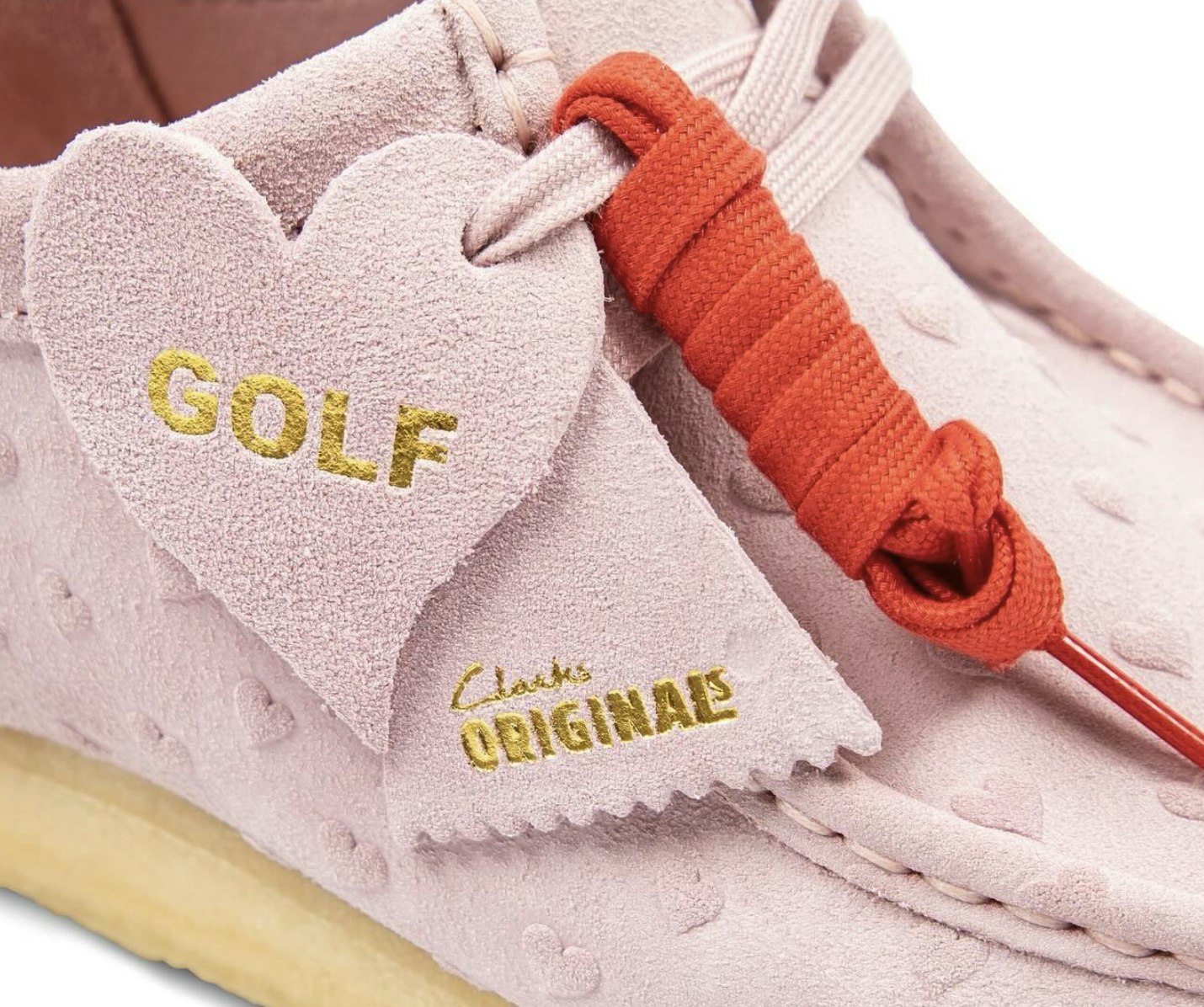 Golf Wang x Clarks Wallabee Originals "Pink"