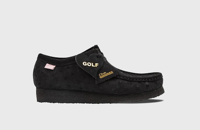 Golf Wang x Clarks Wallabee Originals "Black" Golf Wang x Clarks Wallabee Originals "Black"