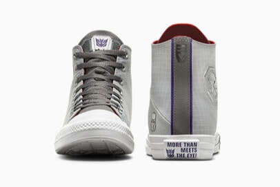 Transformers x Converse Chuck Taylor All Star Decepticons "Grey"
