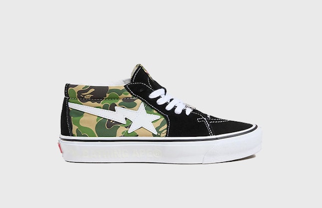 BAPE x Vans SK8-Mid "Multi Camo"