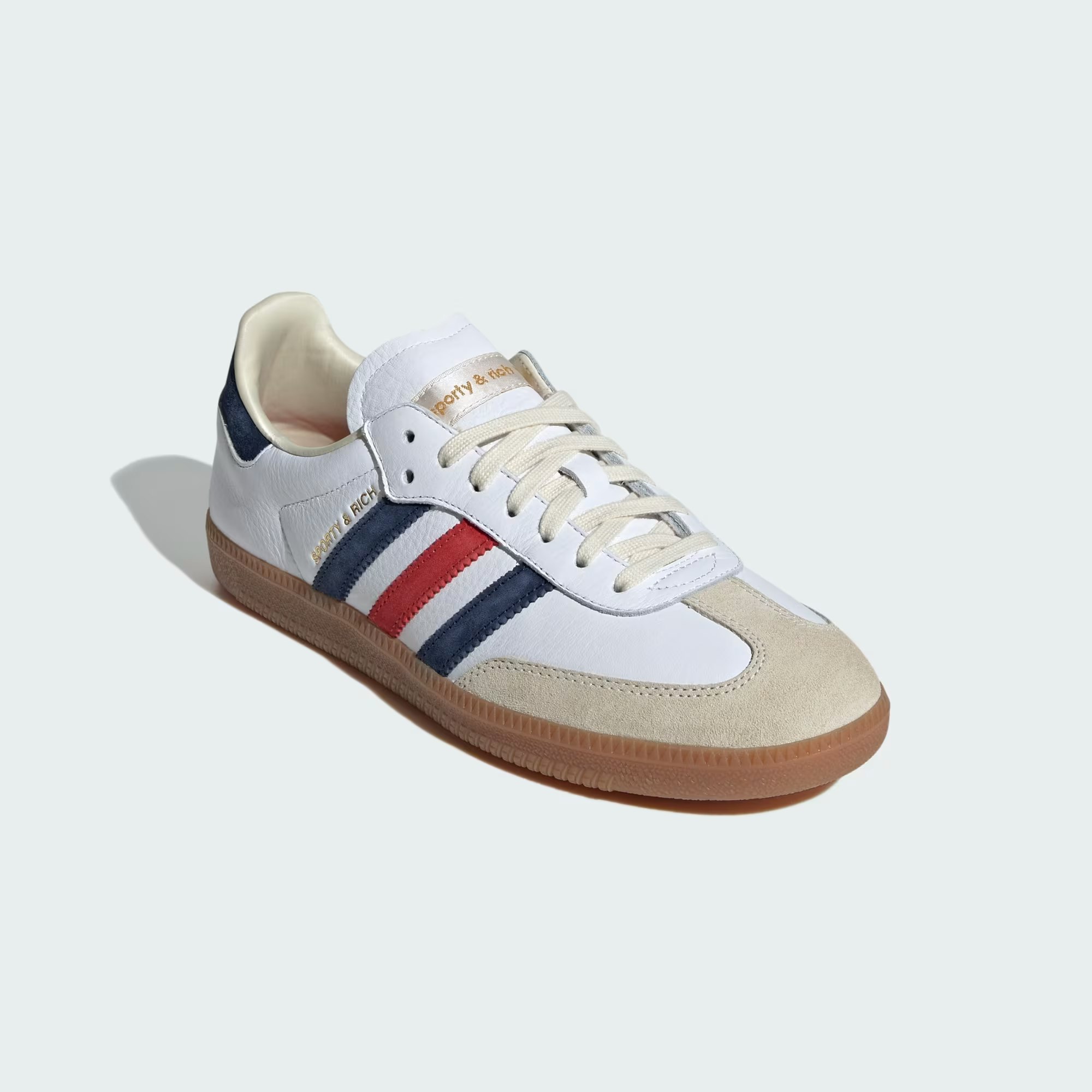Adidas samba red and white on sale