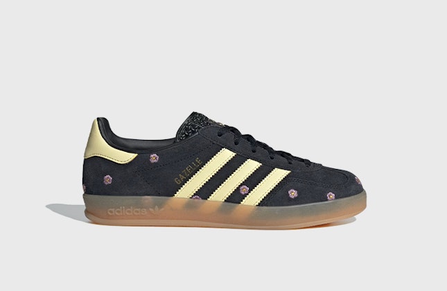 adidas Originals Gazelle Indoor "Flower Pack" (Core Black) adidas Originals Gazelle Indoor "Flower Pack" (Core Black)