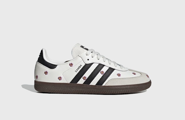 adidas Samba OG "Flower Pack" (Cloud White)