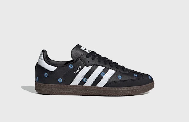adidas Samba OG "Flower Pack" (Core Black)