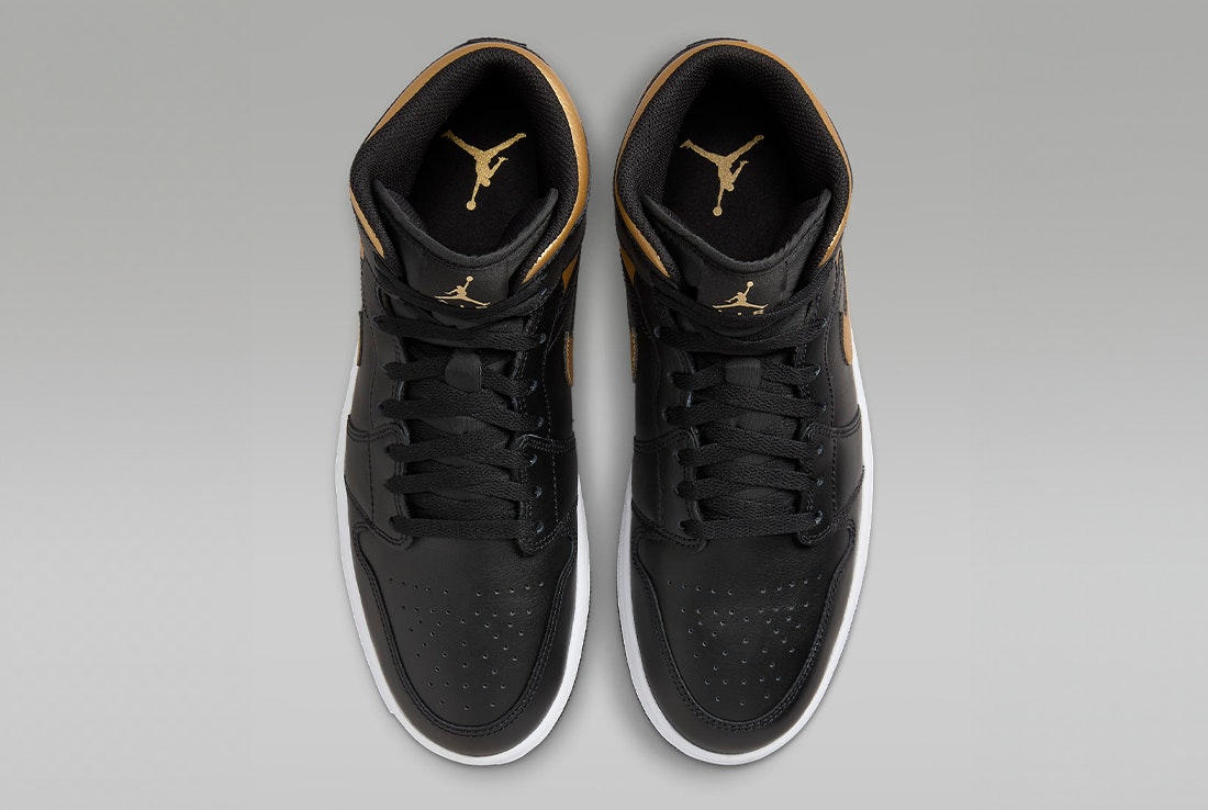 Air Jordan 1 Mid "Metallic Gold"