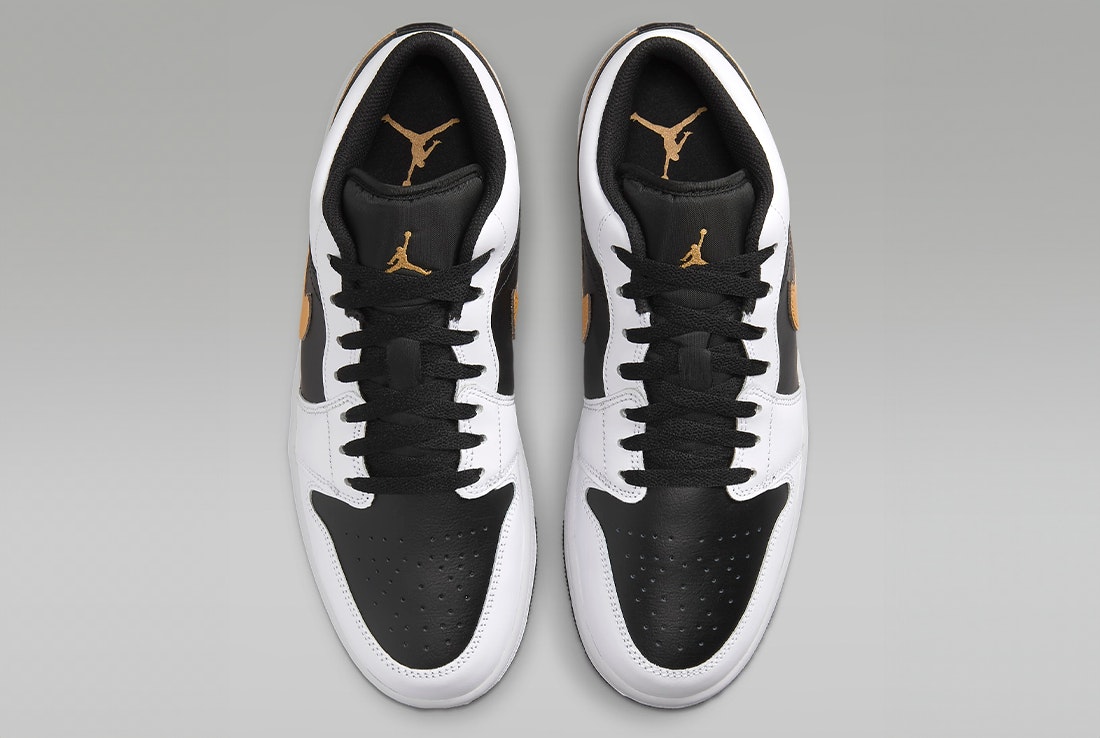 Air Jordan 1 Low "Gold Swoosh"