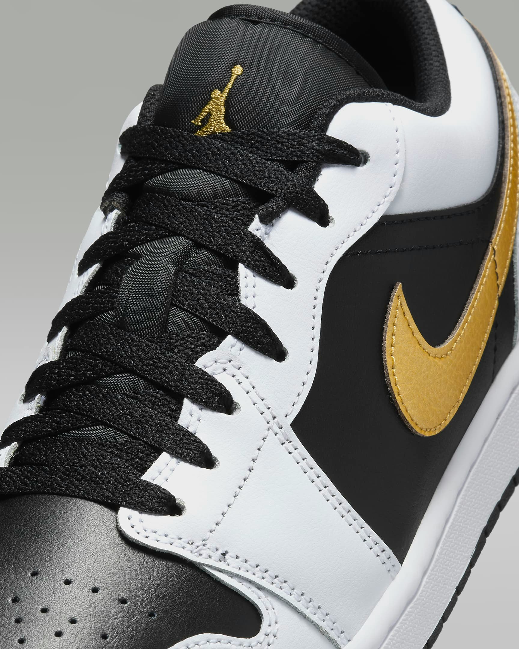 Air Jordan 1 Low "Gold Swoosh"
