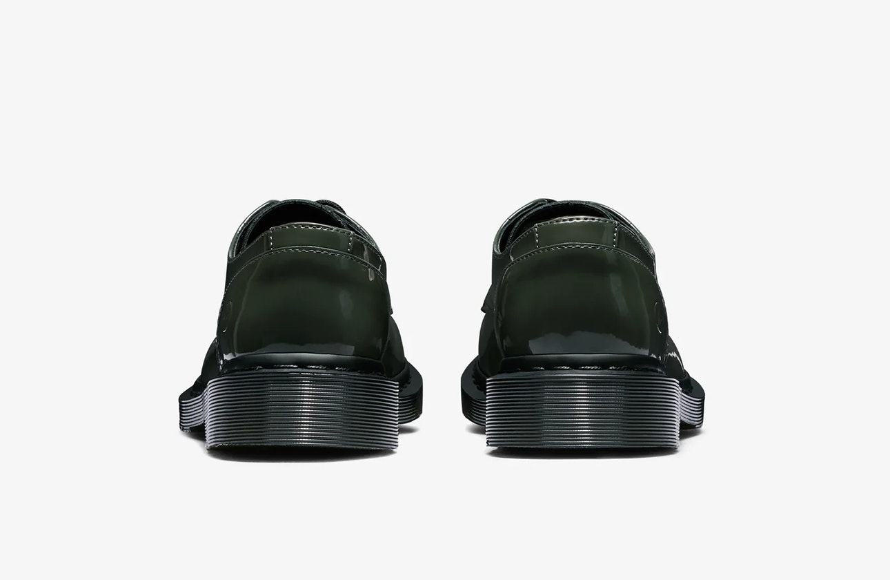 Fragment x Dover Street Market x Dr. Martens Hollingborn 1461 "Patent Grey"