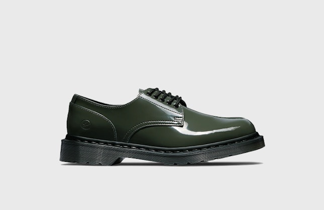 Fragment x Dover Street Market x Dr. Martens Hollingborn 1461 "Patent Grey"