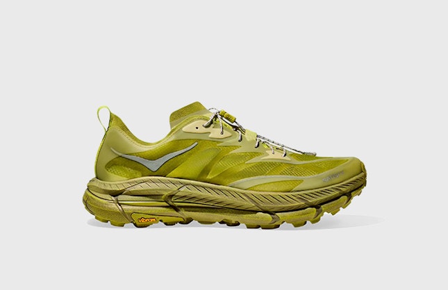 Satisfy x Hoka Mafate Speed 4 Lite "Sulfur"