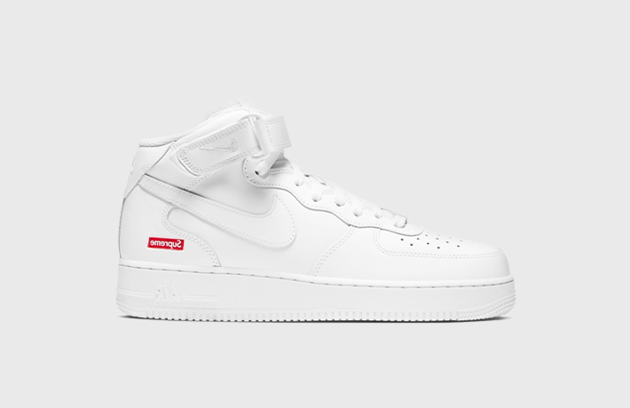 Supreme x Nike Air Force 1 Mid "White"