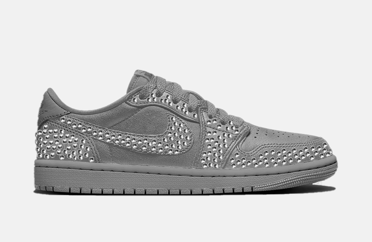 Swarovski x Air Jordan 1 Low OG "Stealth"