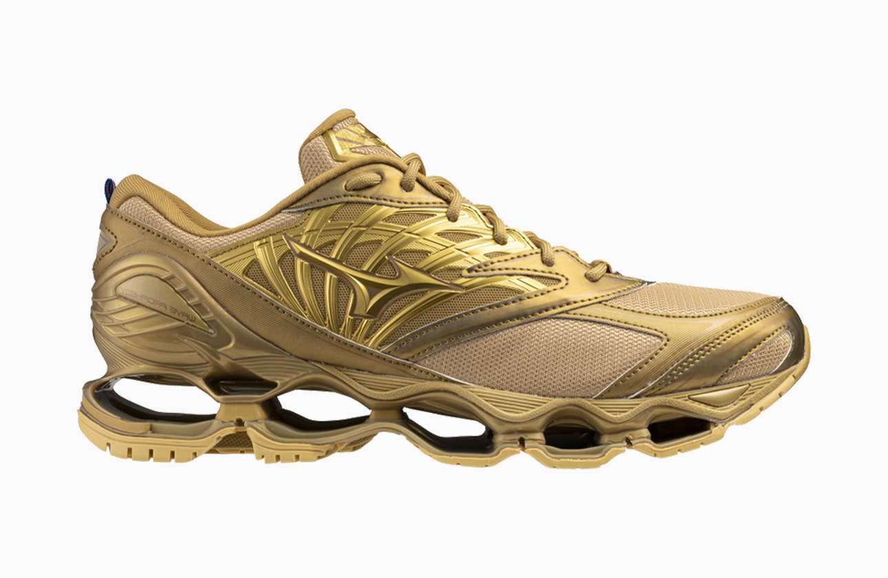 Shinzo Paris x Mizuno Wave Prophecy LS "Metallic Gold"