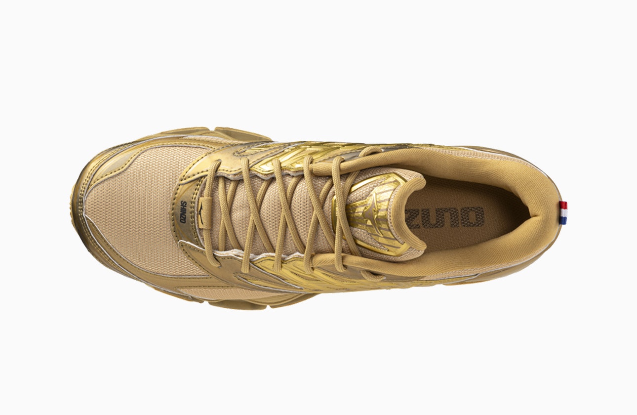 Shinzo Paris x Mizuno Wave Prophecy LS "Metallic Gold"