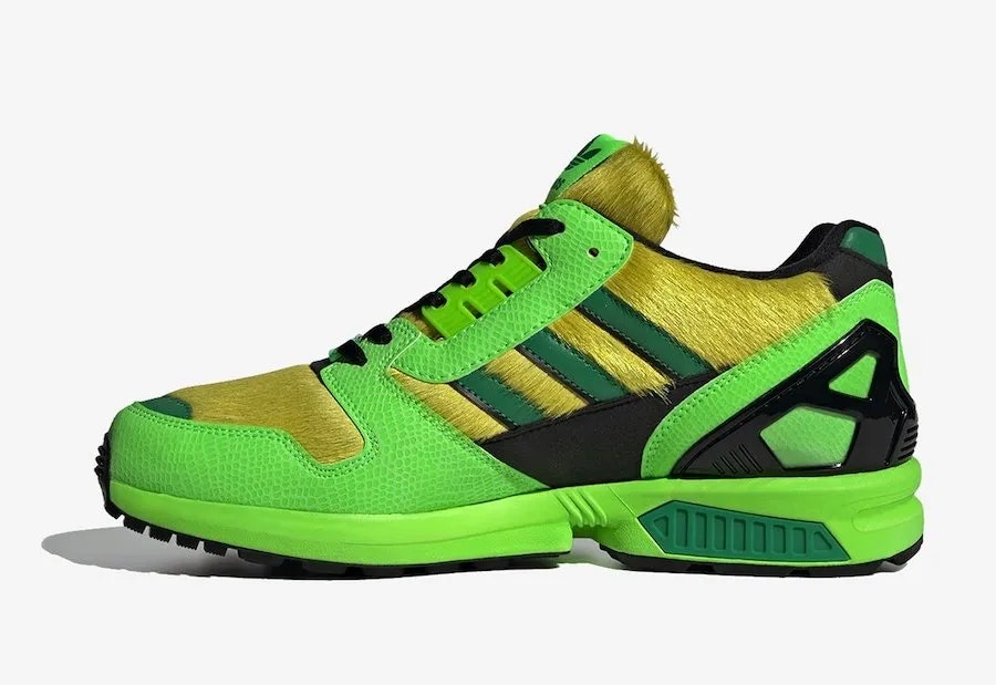 atmos x adidas ZX 8000 "Bold Green"