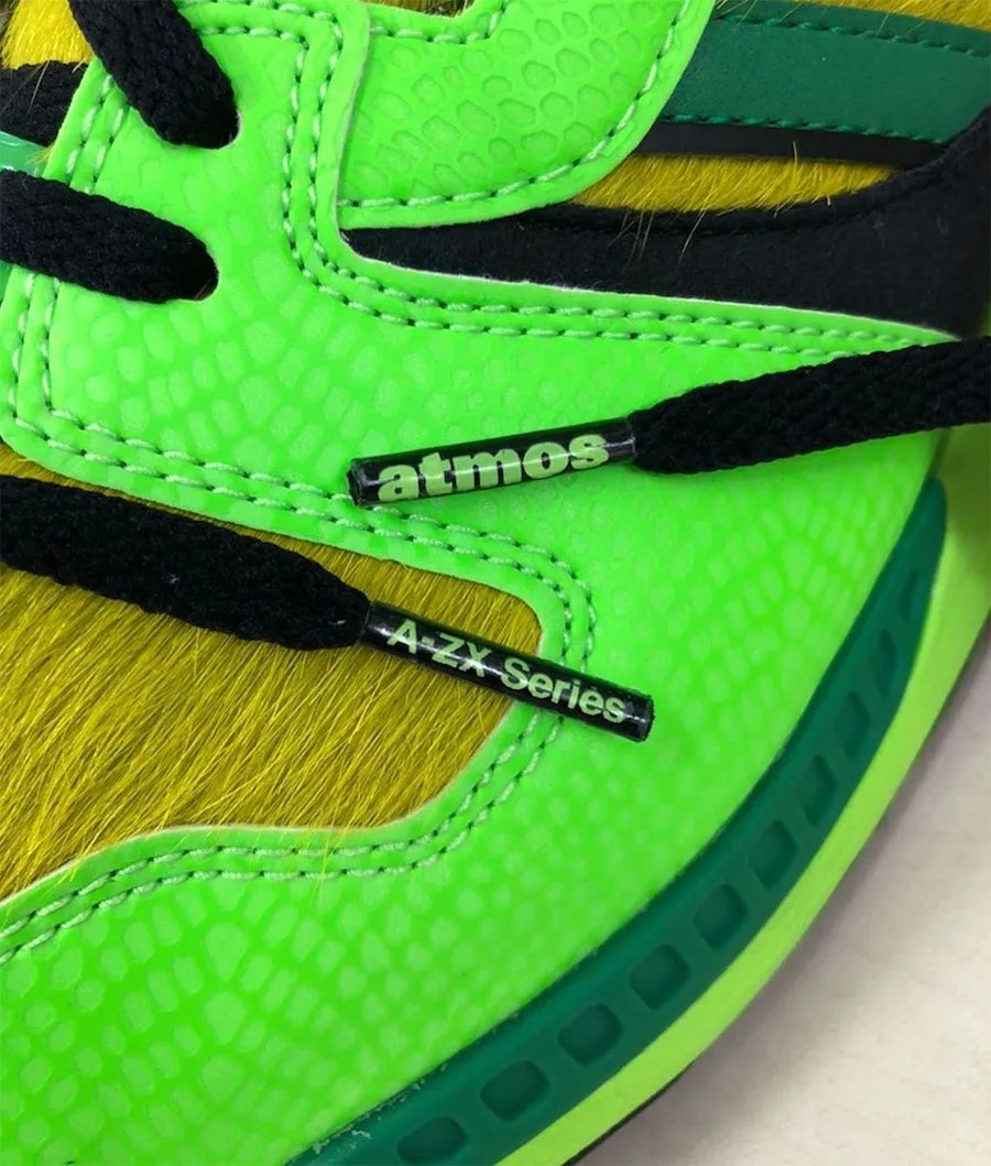 atmos x adidas ZX 8000 "Bold Green"